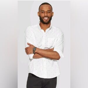 Goodfellow & Co Standard Fit Size Medium Men’s Shirt Stretch Long-Sleeve NEW!